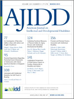 American Journal on Intellectual and Developmental Disabilities template (American Association on Intellectual and Developmental Disabilities)