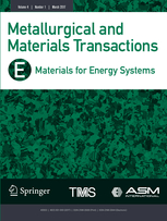 Metallurgical and Materials Transactions E template (Springer)