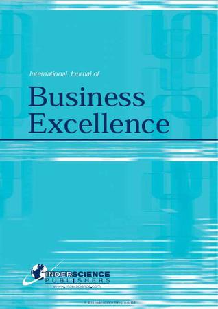 International Journal of Business Excellence template (Inderscience Publishers)