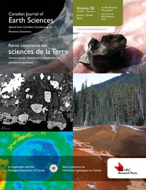 Canadian Journal of Earth Sciences template (NRC Research Press)