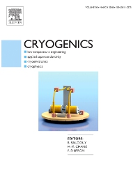 Cryogenics template (Elsevier)