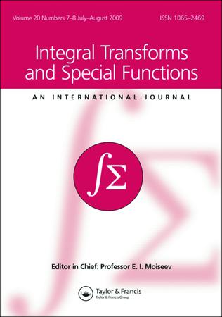 Integral Transforms and Special Functions template (Taylor and Francis)