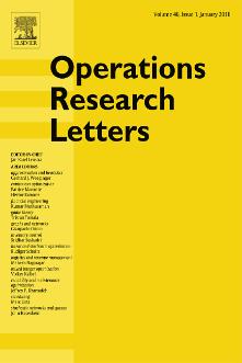 Operations Research Letters template (Elsevier)