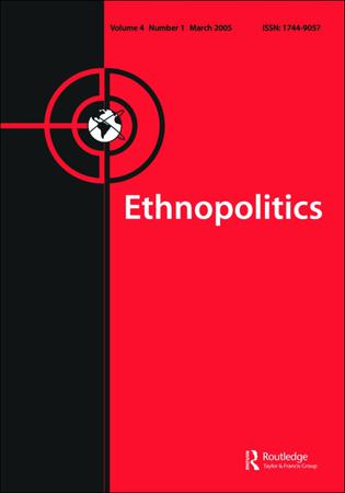 Ethnopolitics template (Taylor and Francis)