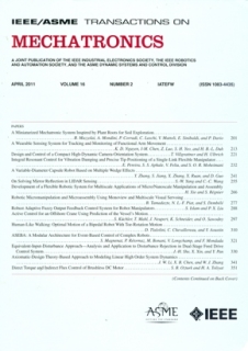 IEEE/ASME Transactions on Mechatronics template (IEEE)