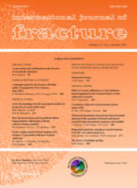 International Journal of Fracture template (Springer)