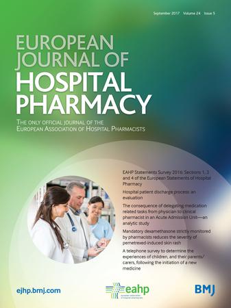 European Journal of Hospital Pharmacy