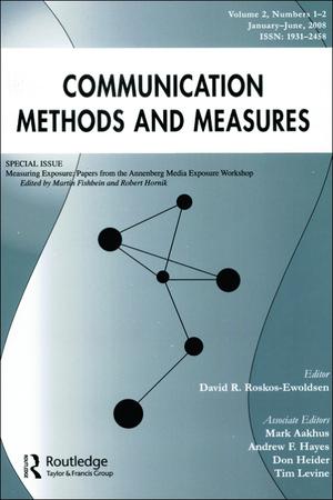 Communication Methods and Measures template (Taylor and Francis)