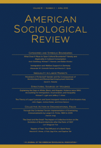 American Sociological Review template (SAGE)