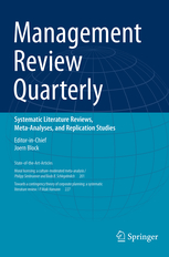 Management Review Quarterly template (Springer)