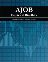 AJOB Empirical Bioethics template (Taylor and Francis)
