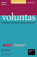 VOLUNTAS: International Journal of Voluntary and Nonprofit Organizations template (Springer)
