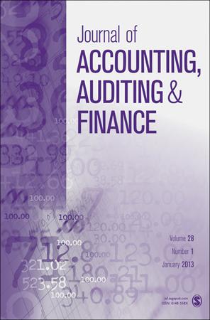 Journal of Accounting, Auditing & Finance template ( Auditing & Finance)
