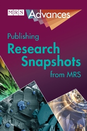 MRS Advances template (Cambridge University Press)