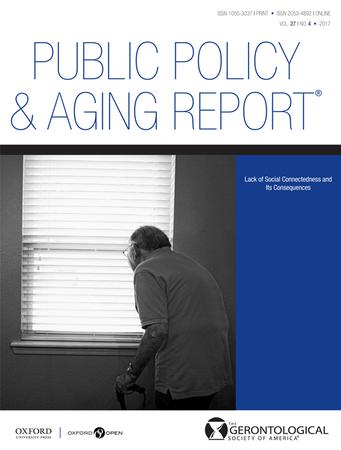 Public Policy & Aging Report