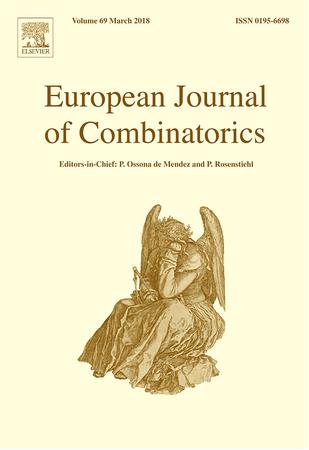 European Journal of Combinatorics template (Elsevier)