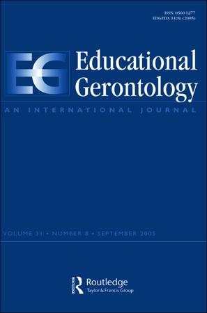 Educational Gerontology template (Taylor and Francis)
