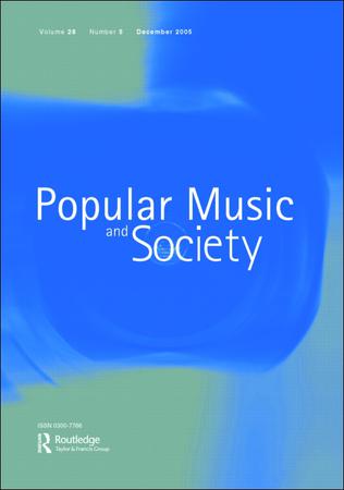 popular music and society journal front cover