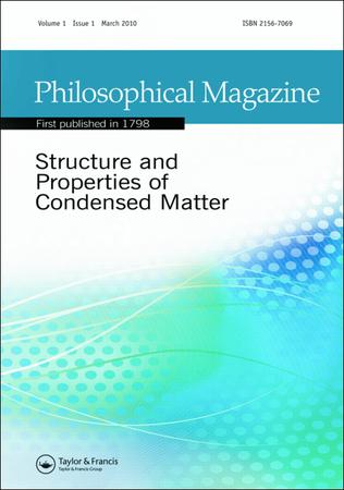 Philosophical Magazine template (Taylor and Francis)