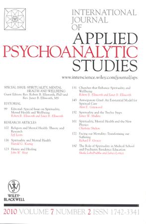 International Journal of Applied Psychoanalytic Studies template (Wiley)