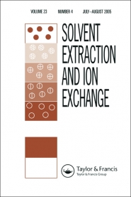 Solvent Extraction and Ion Exchange template (Taylor and Francis)