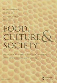 Food, Culture and Society template ( Culture and Society)