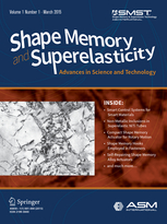 Shape Memory and Superelasticity template (Springer)