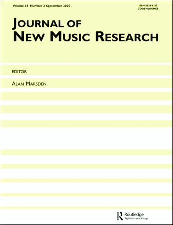 Journal of New Music Research template (Taylor and Francis)