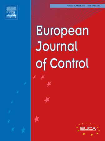 European Journal of Control template (Elsevier)