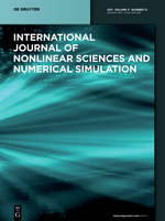 International Journal of Nonlinear Sciences and Numerical Simulation template (De Gruyter)