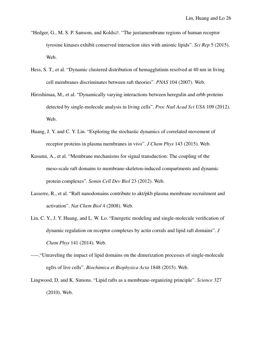 Example of Generic Template for MLA format