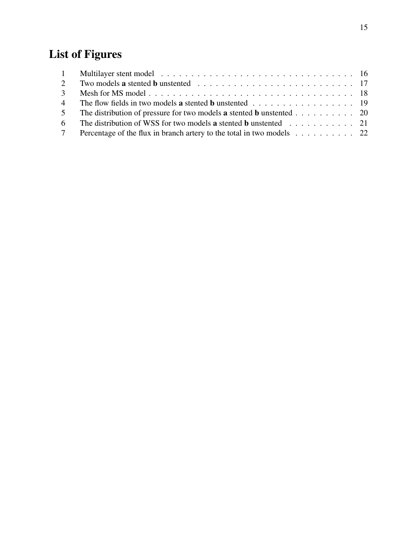 Example of Historical Performance format
