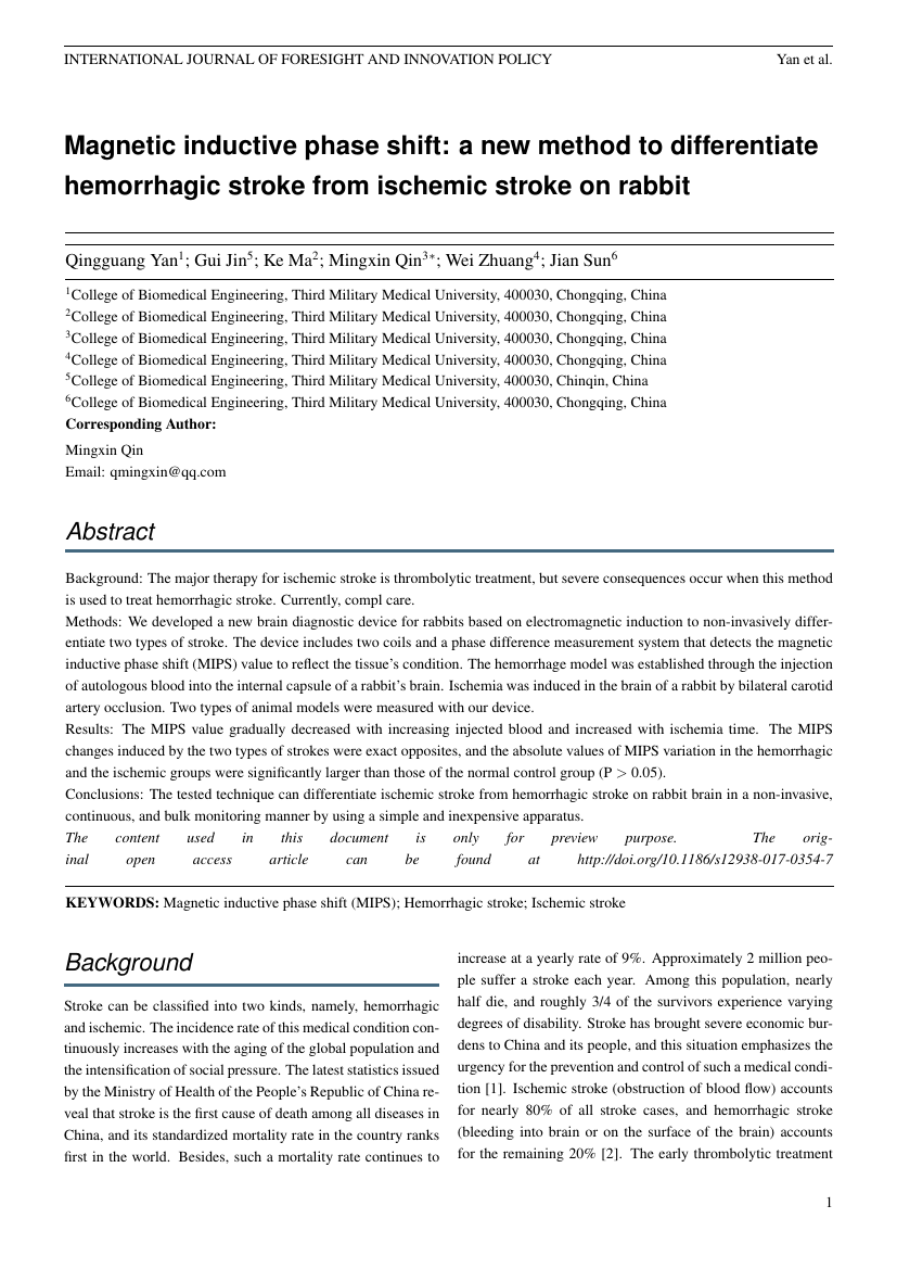 Example of JMIR Public Health and Surveillance format