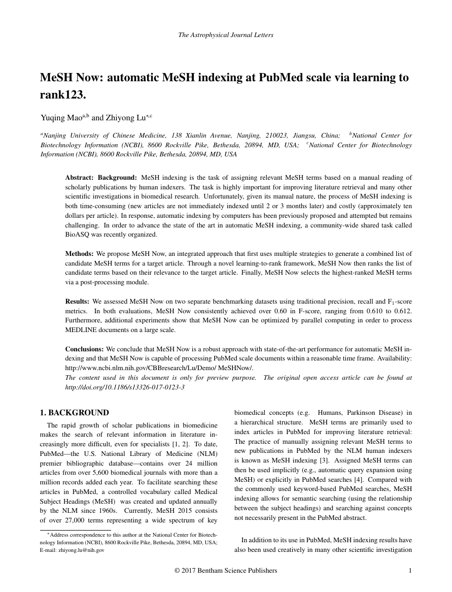 Example of Technology Transfer and Entrepreneurship format