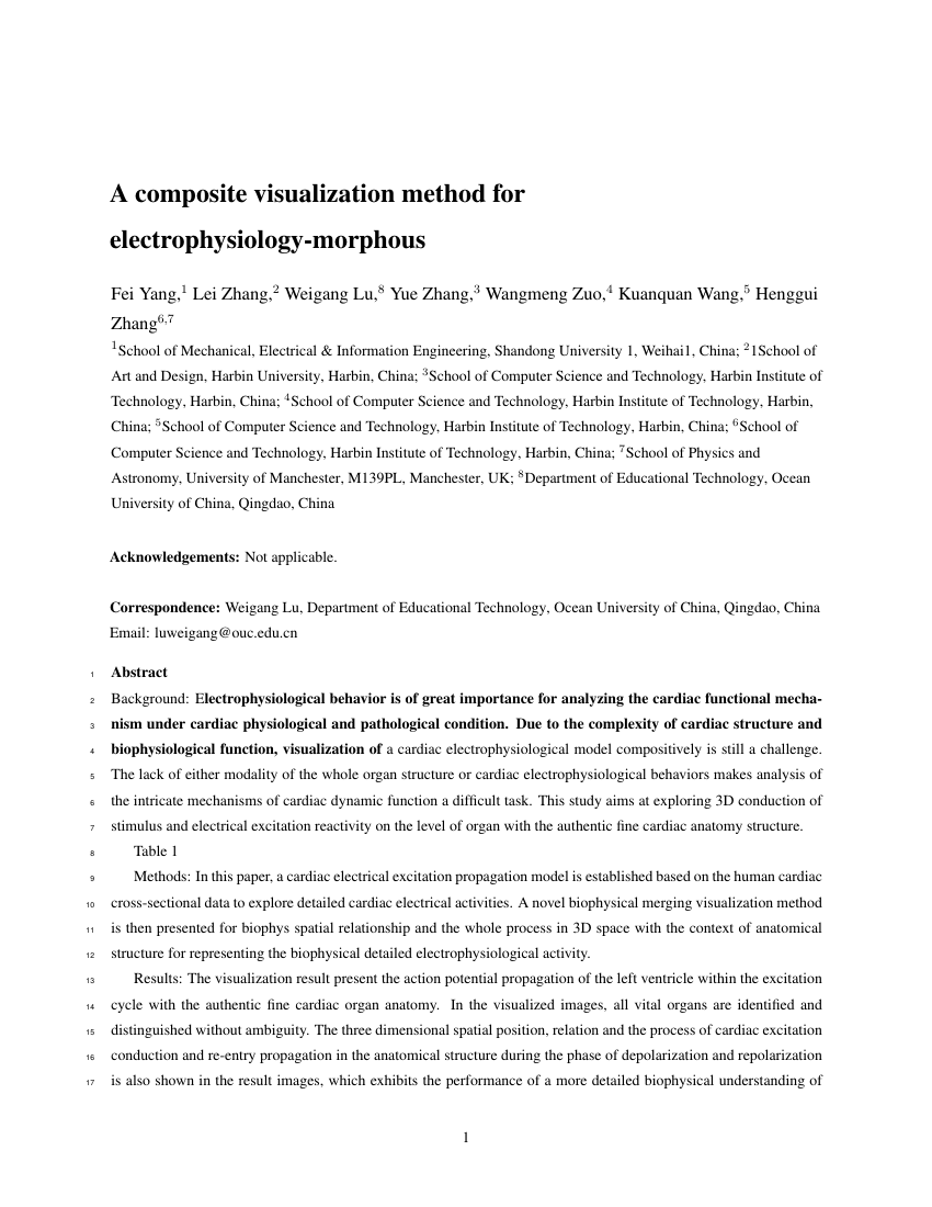 Example of Journal of Limnology format