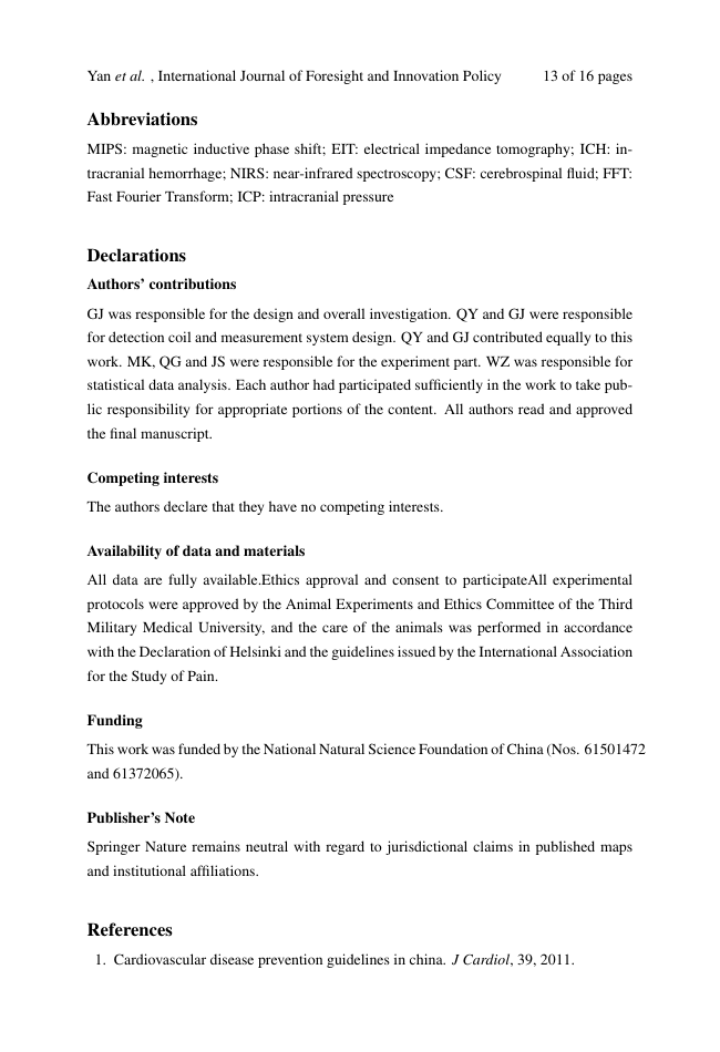Example of Journal of Georgetown University-Qatar: Middle Eastern Studies Student Association format